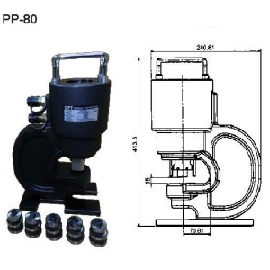 Đột thủy lực OPT PP-80